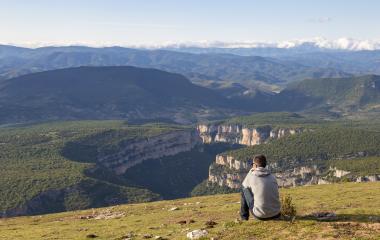 Sierra de Leyre | Vista de la Foz de Arbaiun